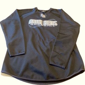 XGRAIN Men’s Iowa Reds Baseball Long sleeve shirt with fleece lined, Size M NWOT